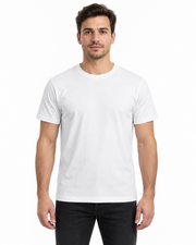 Tricou regular fit barbati din bumbac – 165-250 GSM