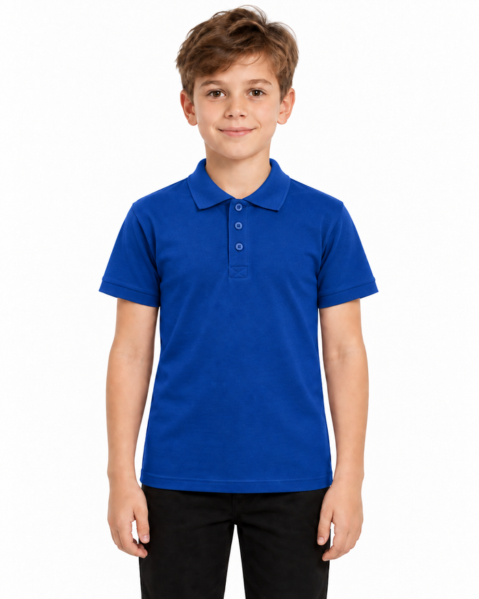 Tricou Polo Copii din bumbac 200gsm