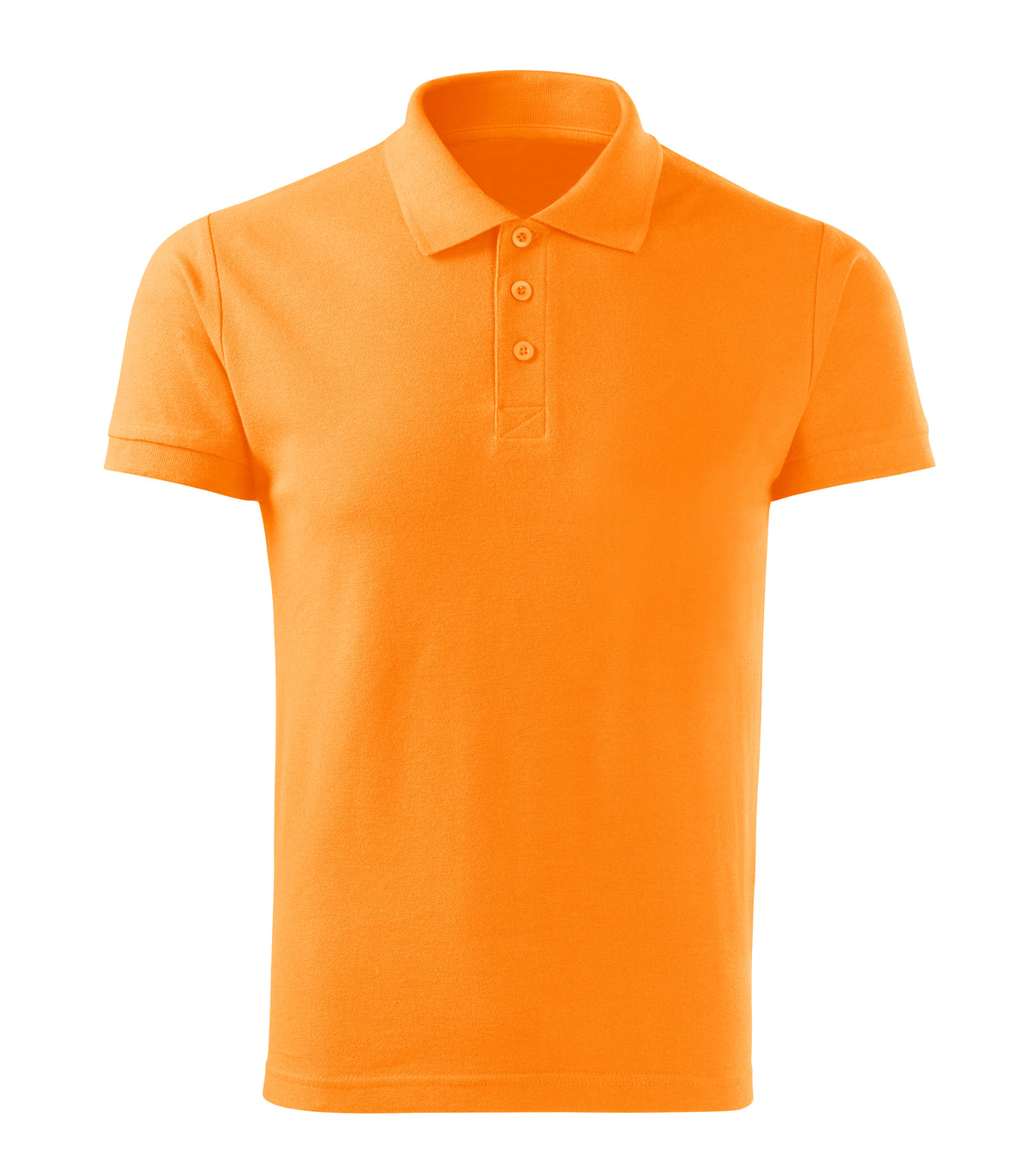 Tricou polo copii portocaliu fata