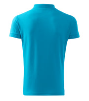 Tricou polo copii turcoaz spate
