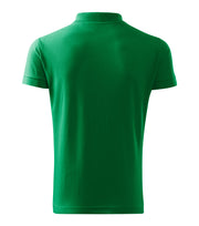 Tricou polo copii verde spate