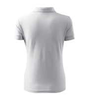 Tricou polo dama alb spate