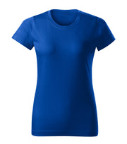 Tricou regular fit dama cambrat - Albastru - fata