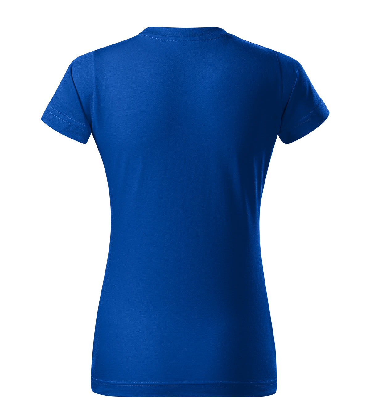 Tricou regular fit dama cambrat - Albastru - spate