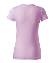 Tricou regular fit dama cambrat - Lila - spate